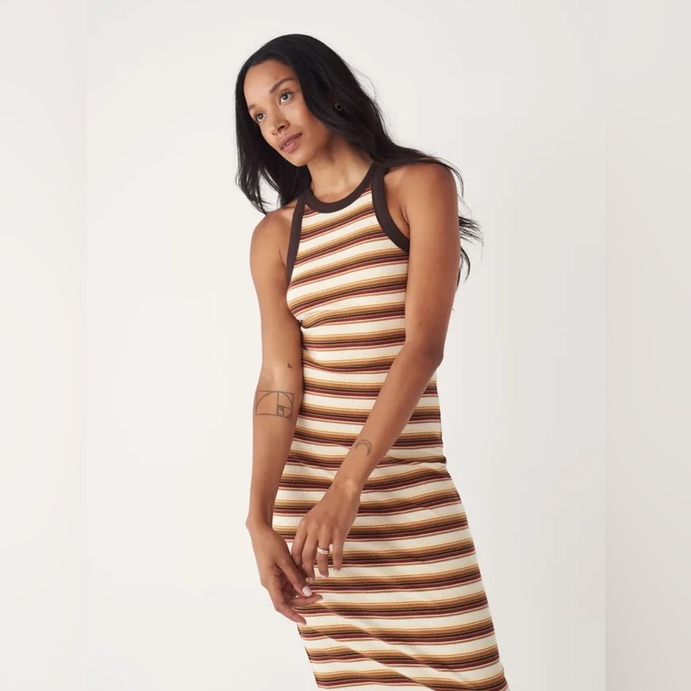 NWOT Frank and Oak Striped Tank Dress - Size Small